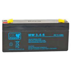 Akumulator MW3,4-6  3,4Ah 6V